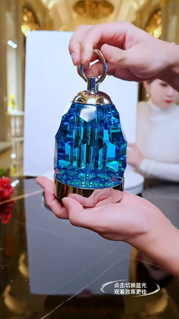 摆件YB00665蓝色小夜灯