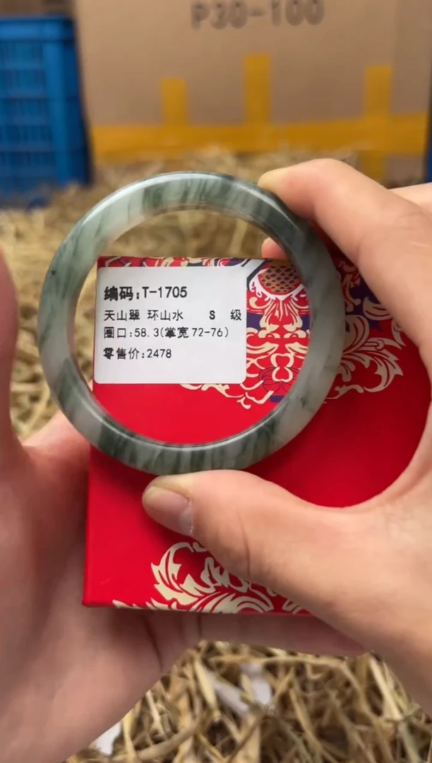 未镶嵌手镯石英质玉T-1705