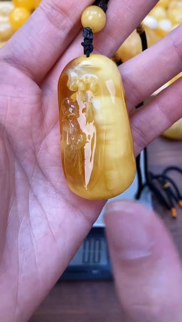 裸石琥珀未镶嵌天然琥珀蜜蜡