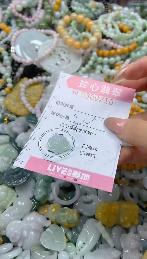 翡翠未镶嵌颈饰闪购0300210