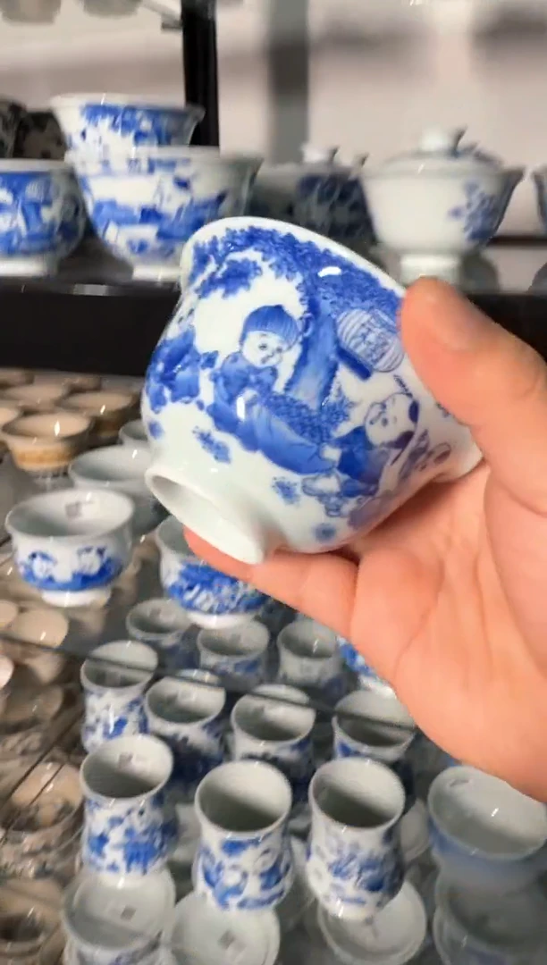 墨舍柴窑墨舍鱼盖碗@@moshe573
