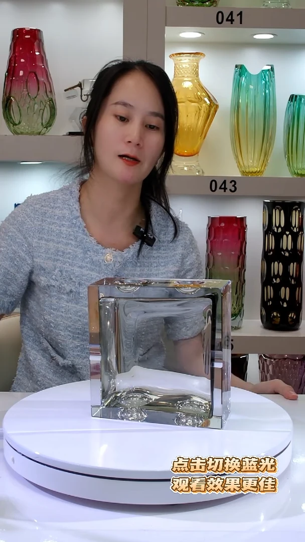 琉璃艺**绣烟灰缸微瑕