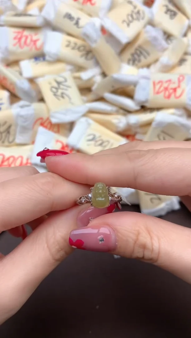 【闪购商品】翡翠戒指银S925镶嵌一