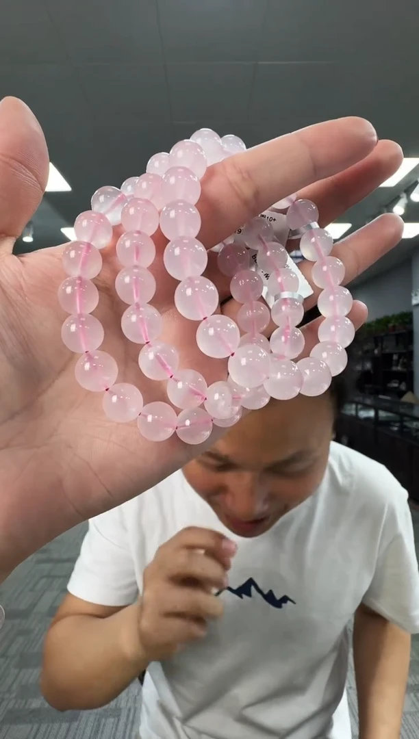 水晶手链未镶嵌BB197 约10mm多样性发一件