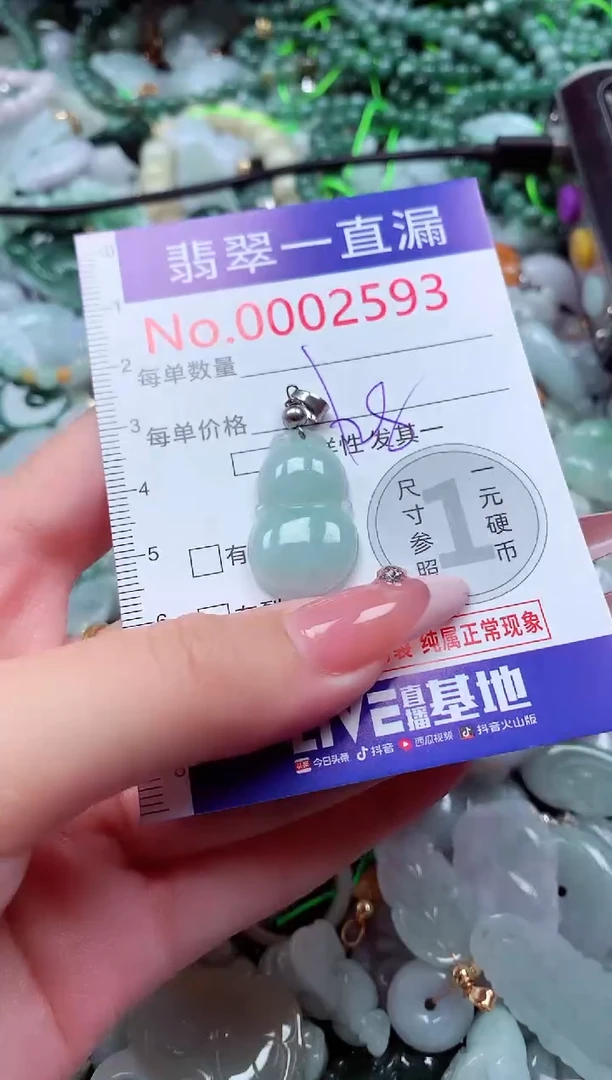 翡翠未镶嵌吊坠(不含链)2593