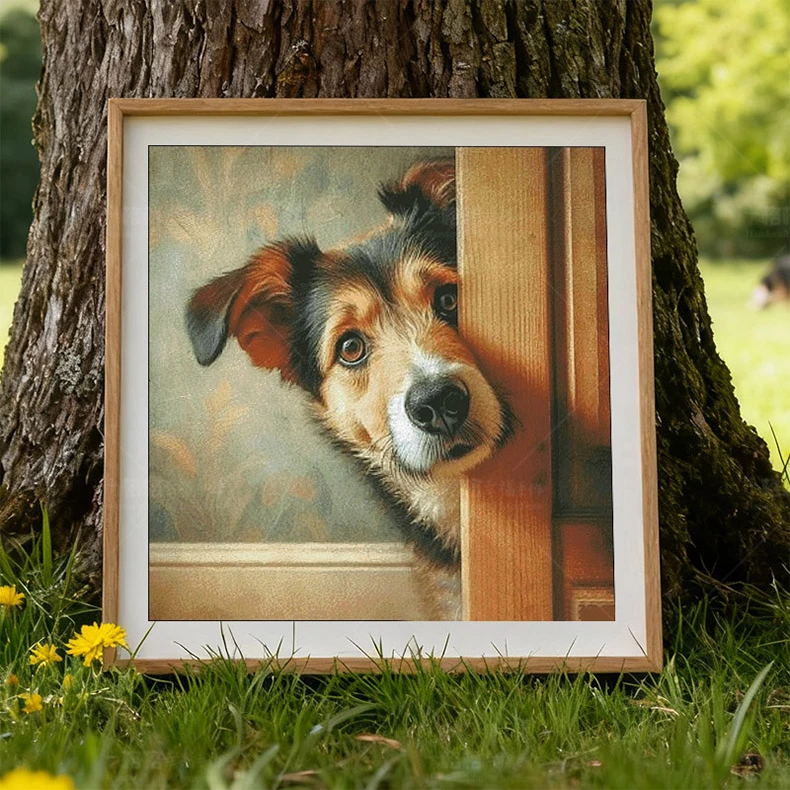 十字绣套件新款 提供saga GSG系列满绣  好奇的小可爱