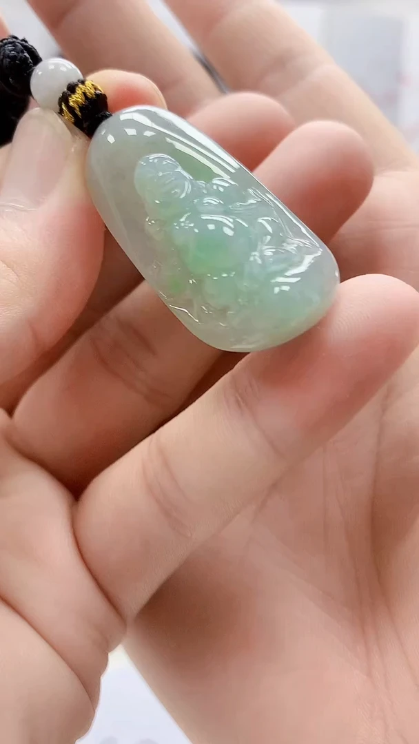 定制翡翠未镶嵌4902bb-毛货挂件75