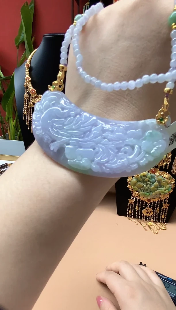 颈饰未镶嵌翡翠翡翠吊坠
