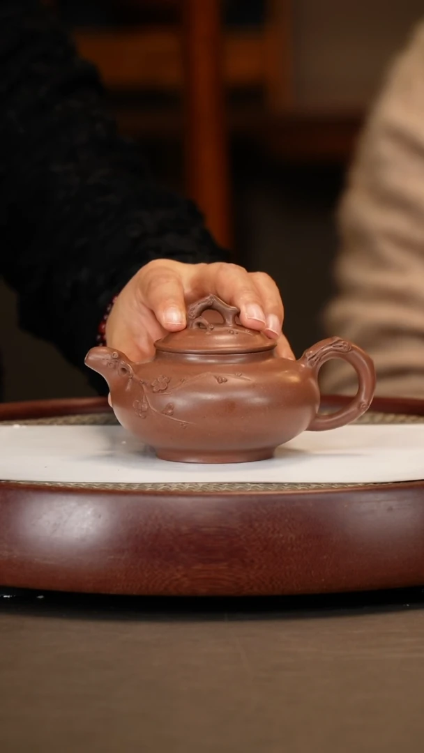 【闪购商品】紫砂茶壶【薛锋】清水泥梅香