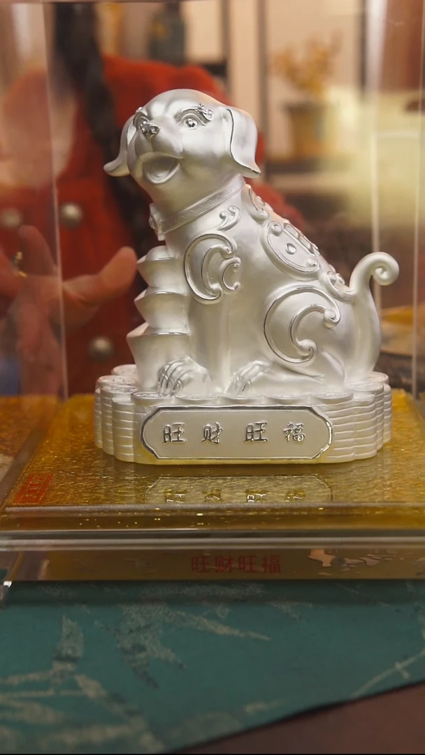 古悦足银999摆件