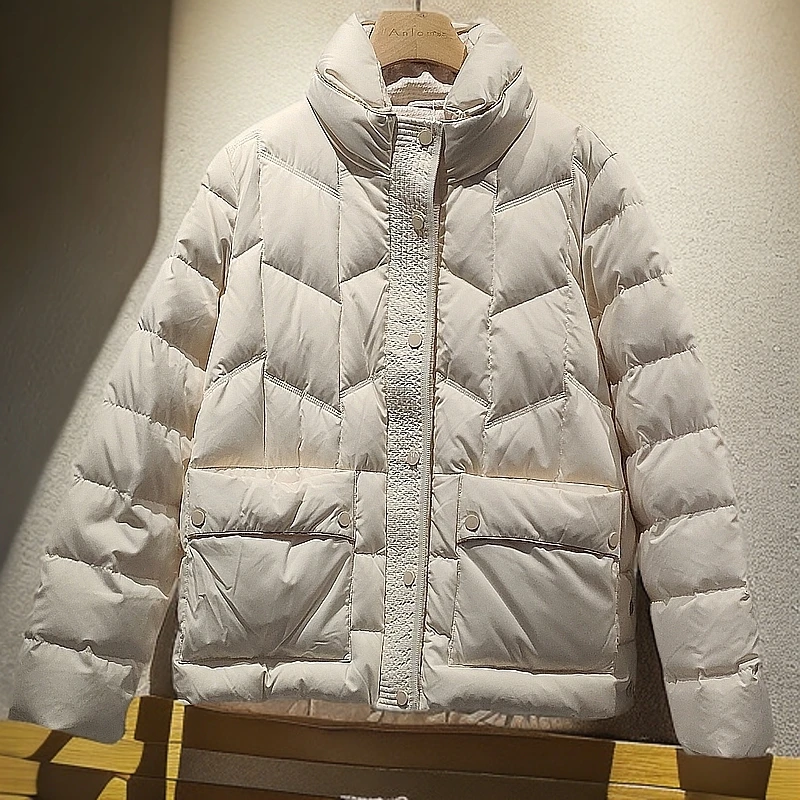 常规短款轻柔加厚冬季休闲百搭羽绒服