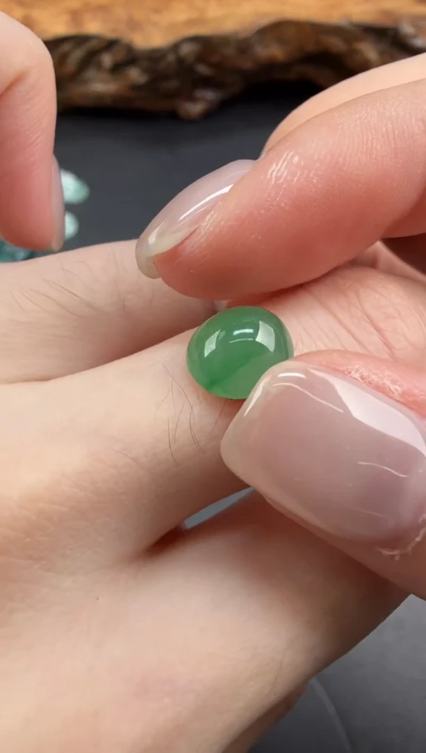 吊坠(不含链)未镶嵌翡翠翡翠饰品-74 蛋面