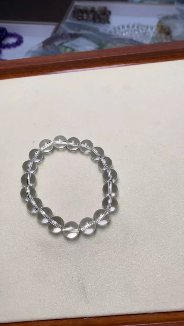 水晶手链未镶嵌白水晶10MM 多样性发其一