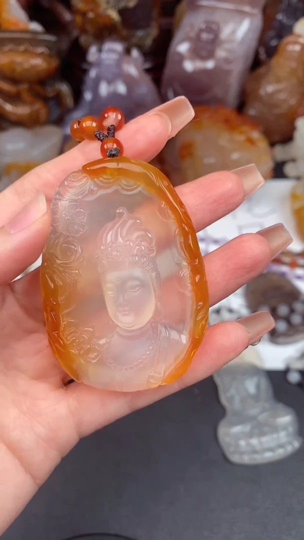 玛瑙/玉髓颈饰未镶嵌妙**然AA