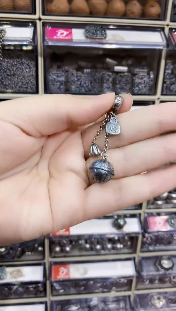 【闪购商品】非洲檀香无事牌37银