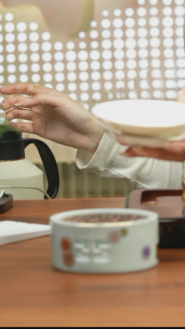 【闪购商品】禾器定制白瓷茶托(一对）
