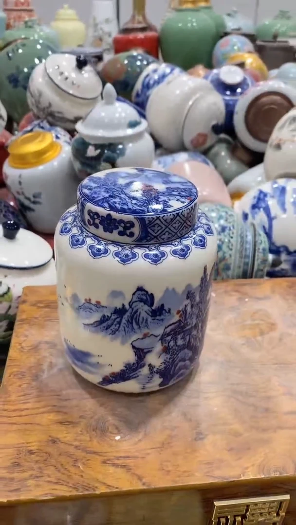 摆件茶叶罐密封罐储存罐