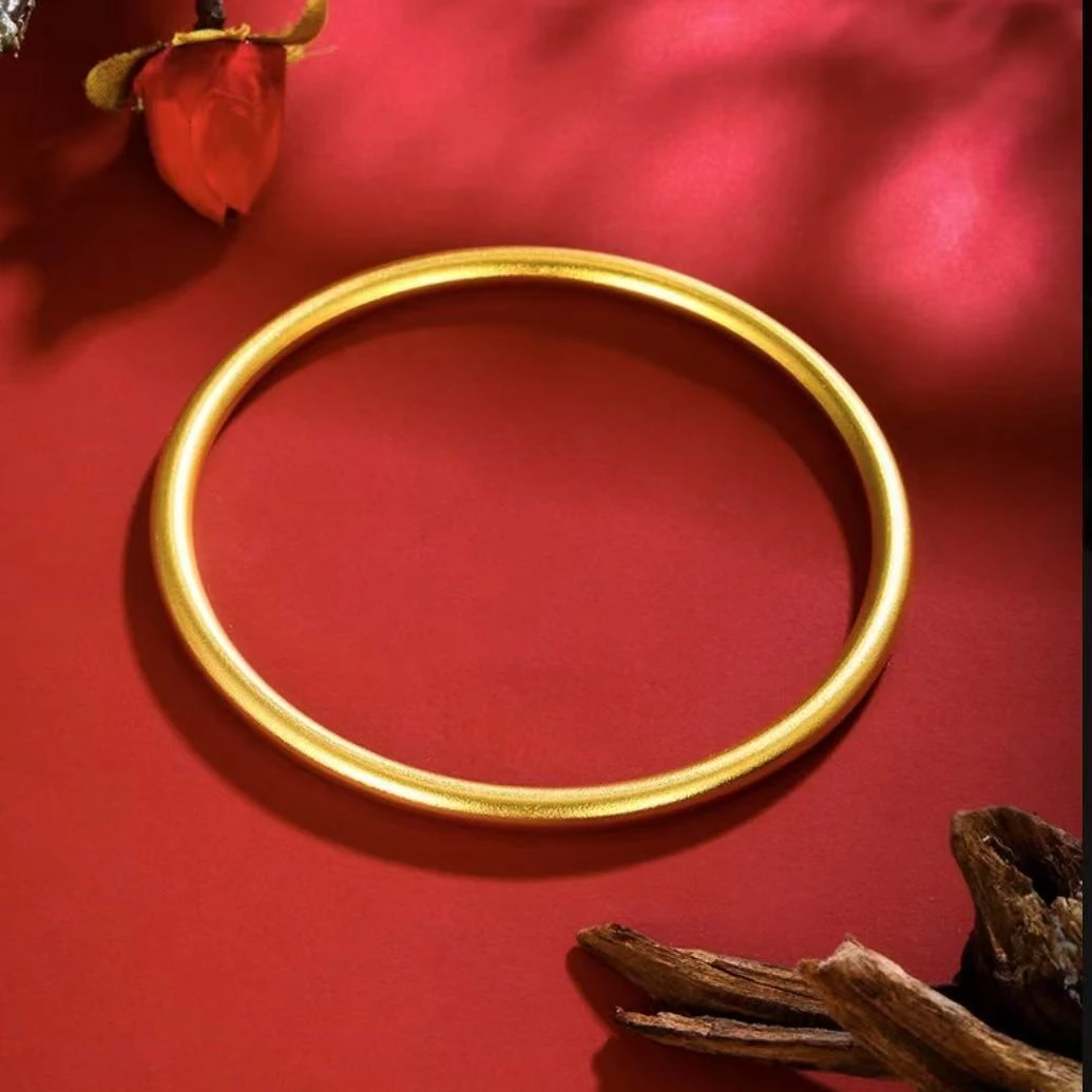 【李总】时尚古法素圈手镯