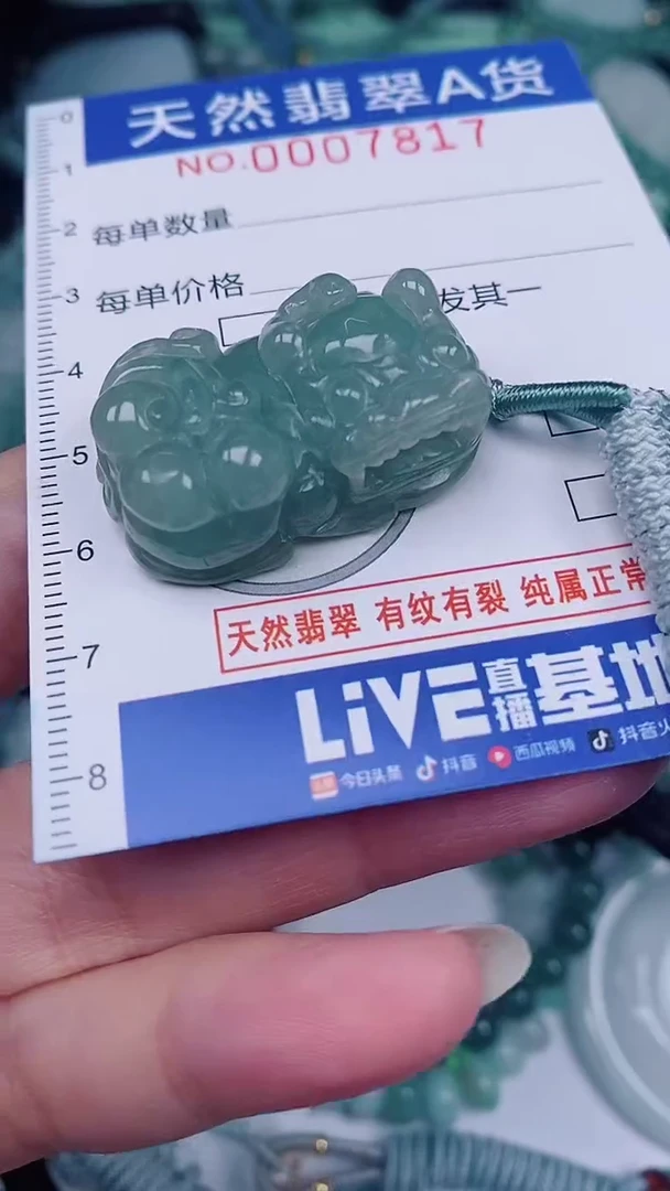 翡翠未镶嵌颈饰00007817