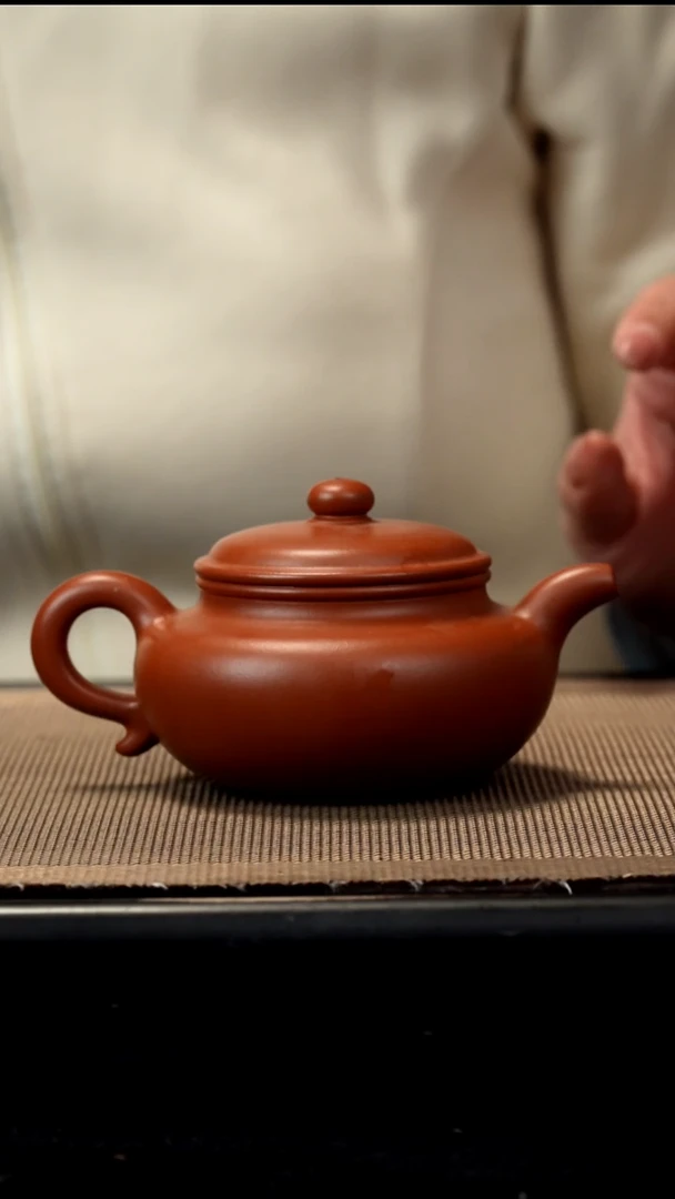 紫砂茶盏朱泥仿古180CC