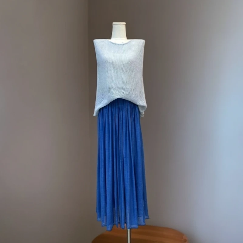 8092设计感无袖套装裙女装气质显瘦时尚百搭两件套