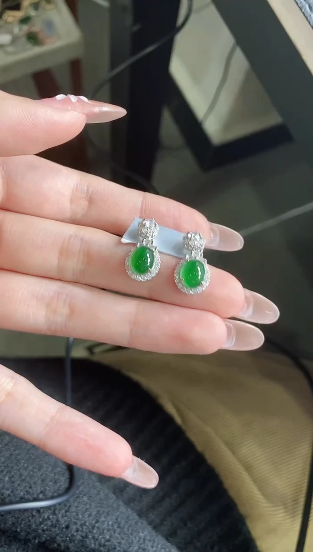 【闪购商品】翡翠戒指银S925镶嵌51511-3