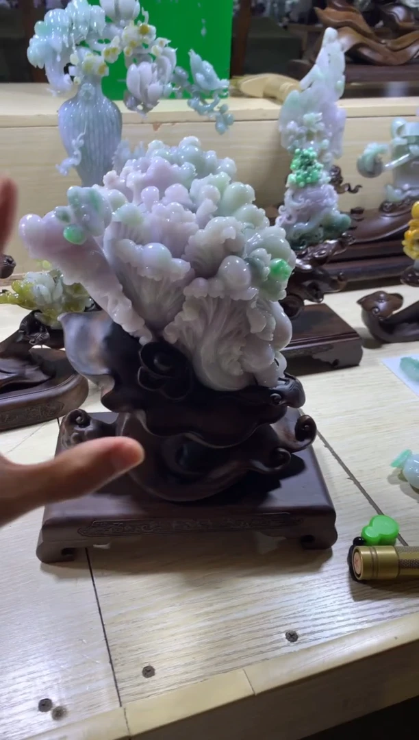 翡翠挂件未镶嵌翡翠摆件