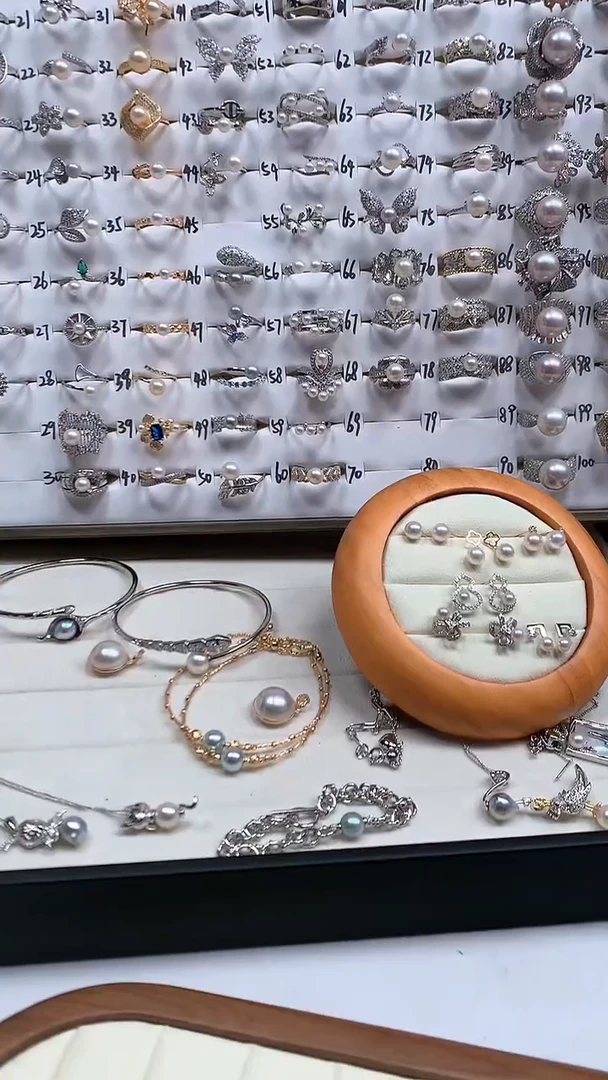 【闪购商品】海水珍珠手镯银S925镶嵌巴洛克手镯