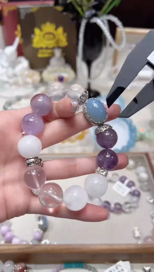 【闪购商品】水晶手链未镶嵌多样性发货发其一颜色微差