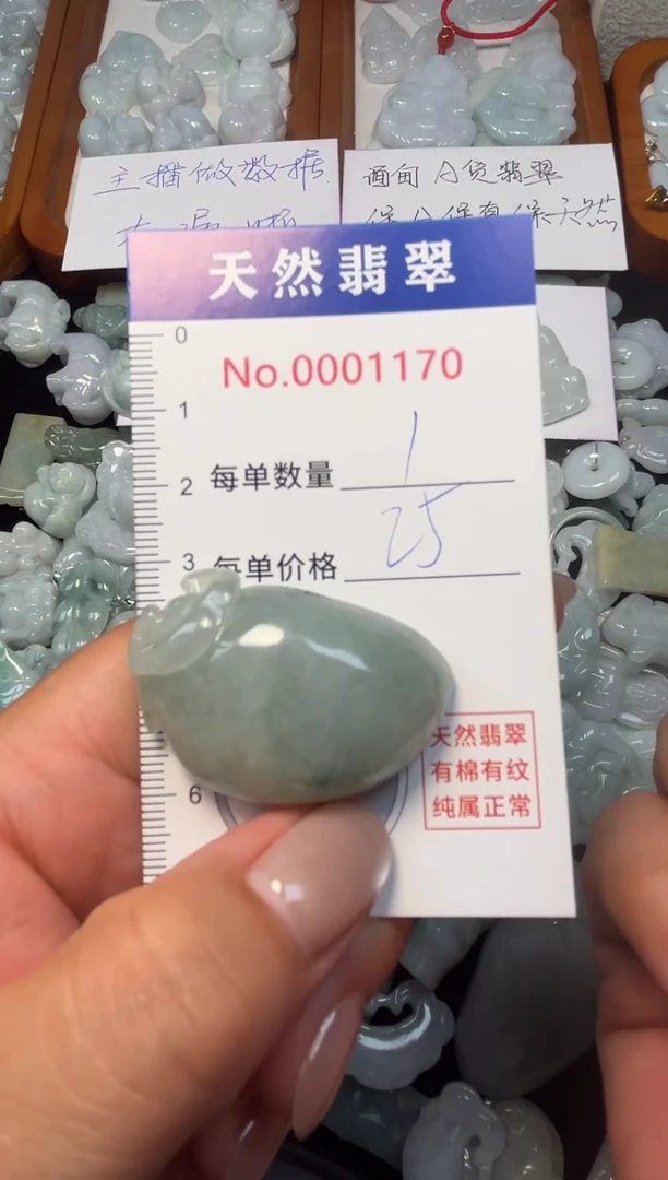 翡翠未镶嵌吊坠(不含链)1170