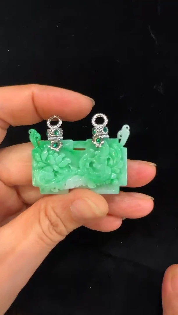 颈饰未镶嵌翡翠国风