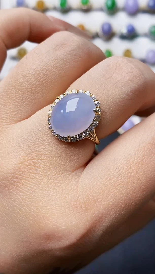 银S925镶嵌戒指翡翠1331