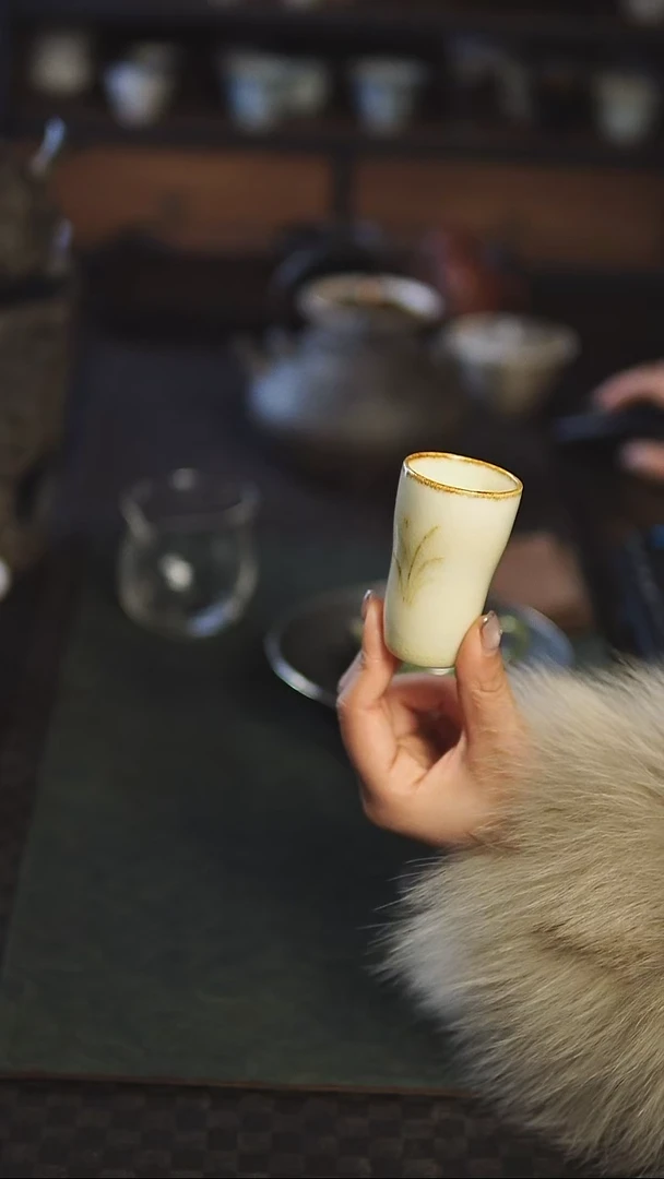 【闪购商品】云龙手作 铁绘闻香杯