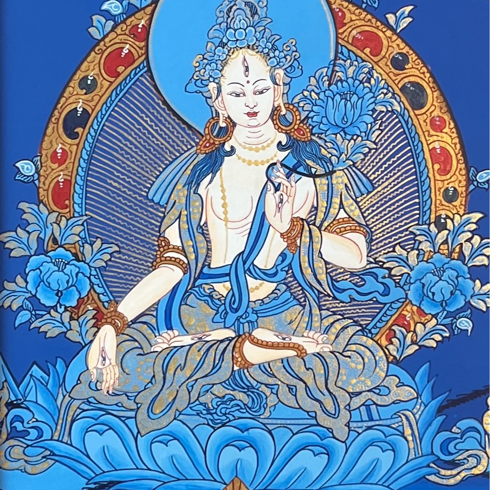 XMLY1251藏传艺术作品-白度母