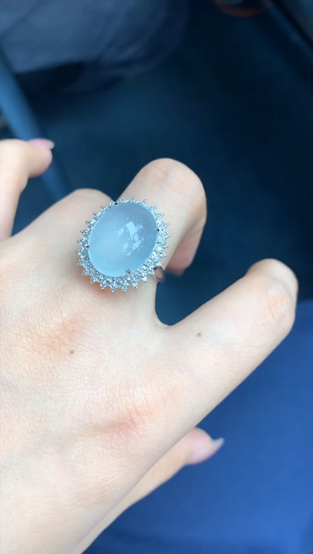 18K金镶嵌戒指翡翠321-中国好珍宝