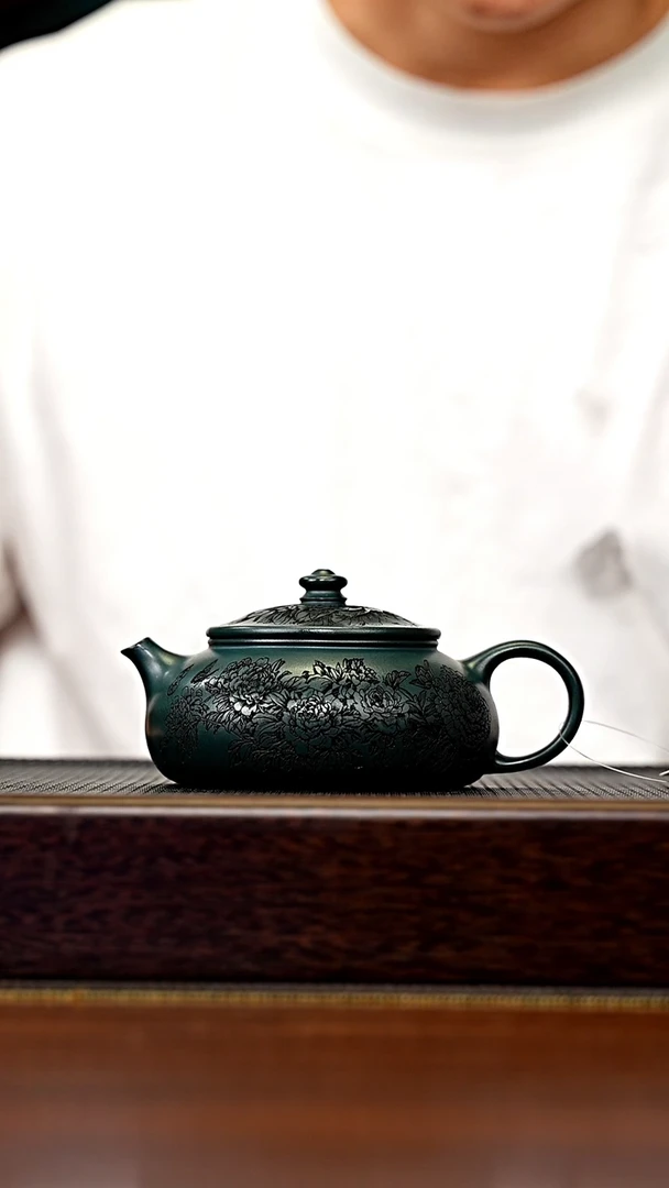 茶壶紫砂宜兴原矿 手工 紫砂壶容量240CC