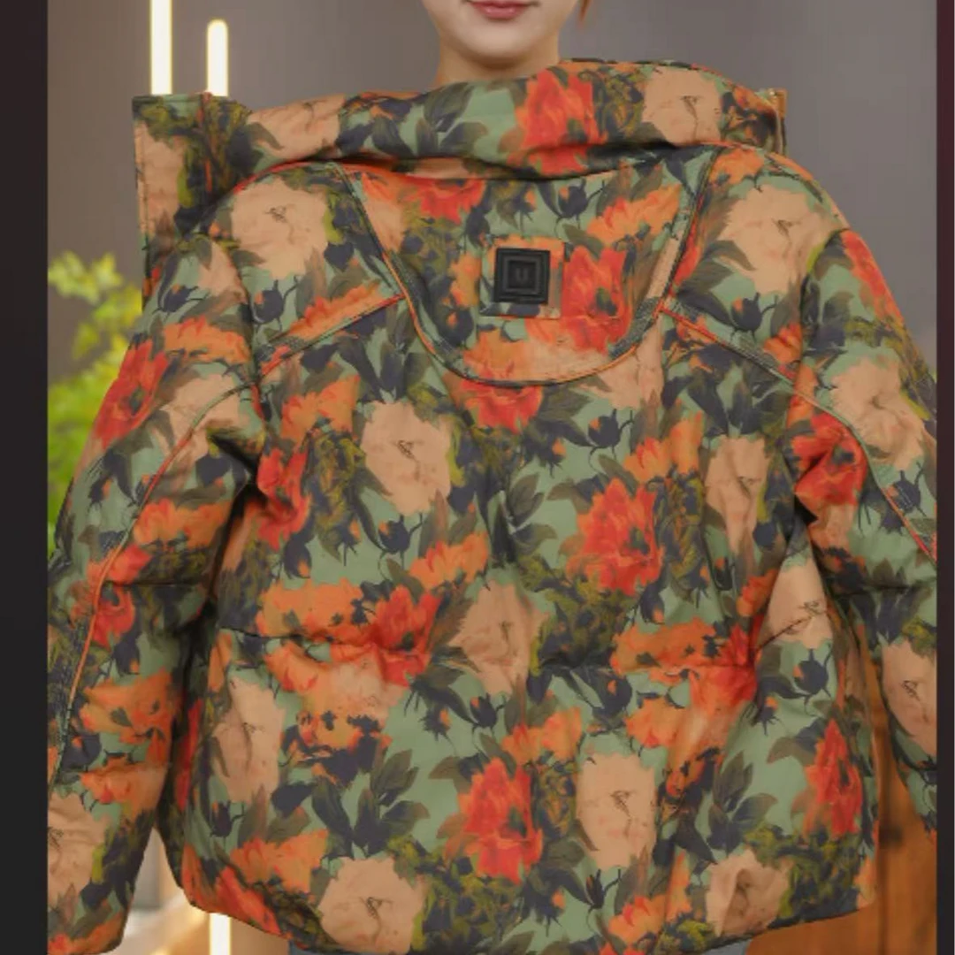 《花样年华》洋气减龄高级感羽绒服2025冬装新款气质百搭保暖上衣