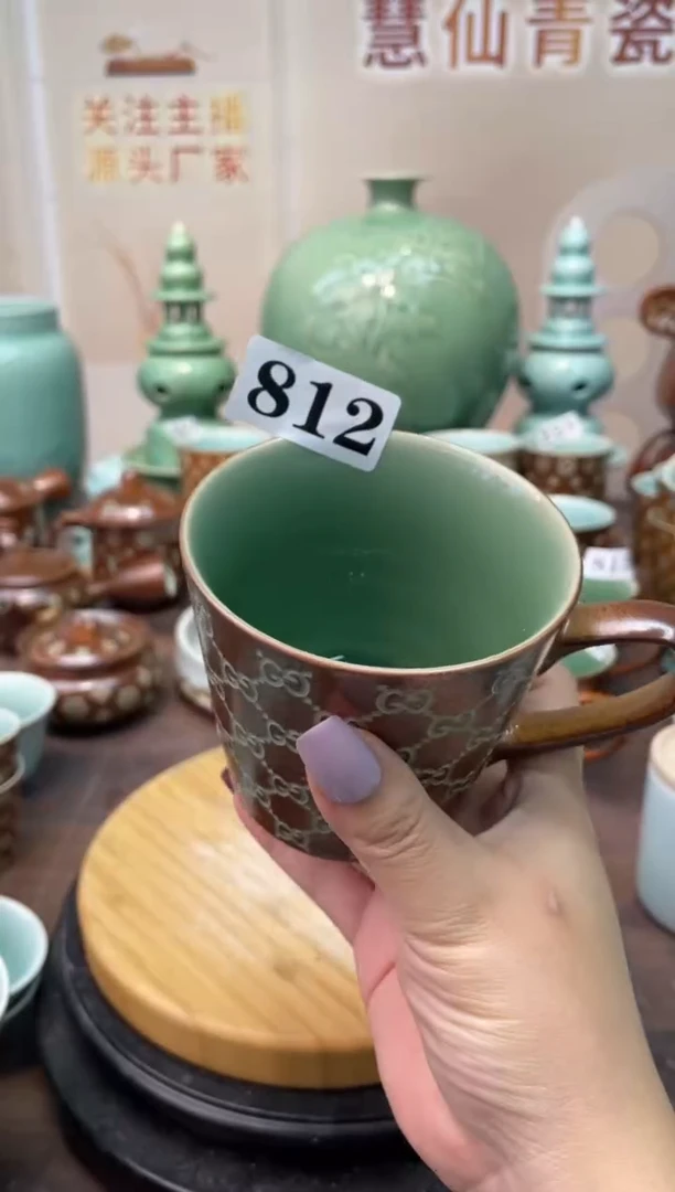 瓷特价福利 微瑕 慧仙青瓷