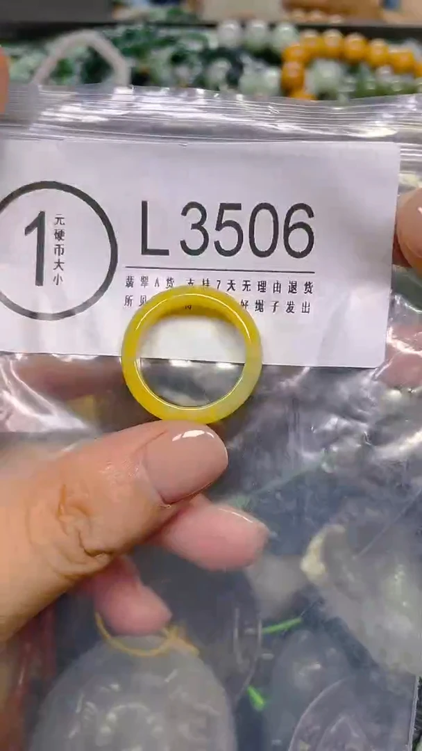 颈饰未镶嵌翡翠19.8mm/ L /翡翠A货，一件也是批发价
