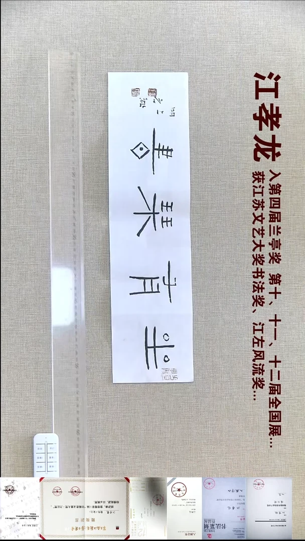 书法江孝龙书法福利坐有琴书13*50