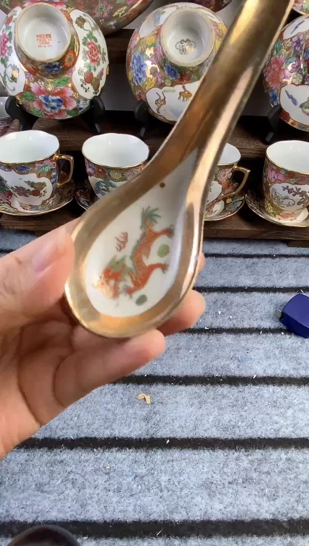 瓷片微瑕慎拍景德镇窑老厂瓷器