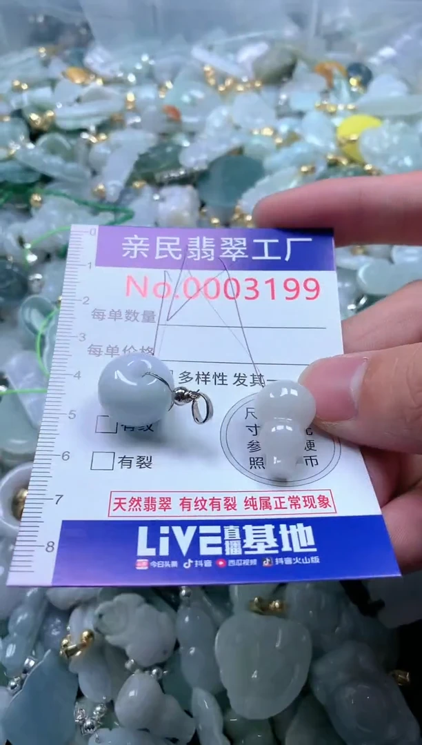【闪购商品】翡翠吊坠(不含链)未镶嵌3199