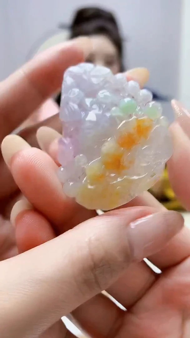未镶嵌定制翡翠4829MM-毛货挂件39