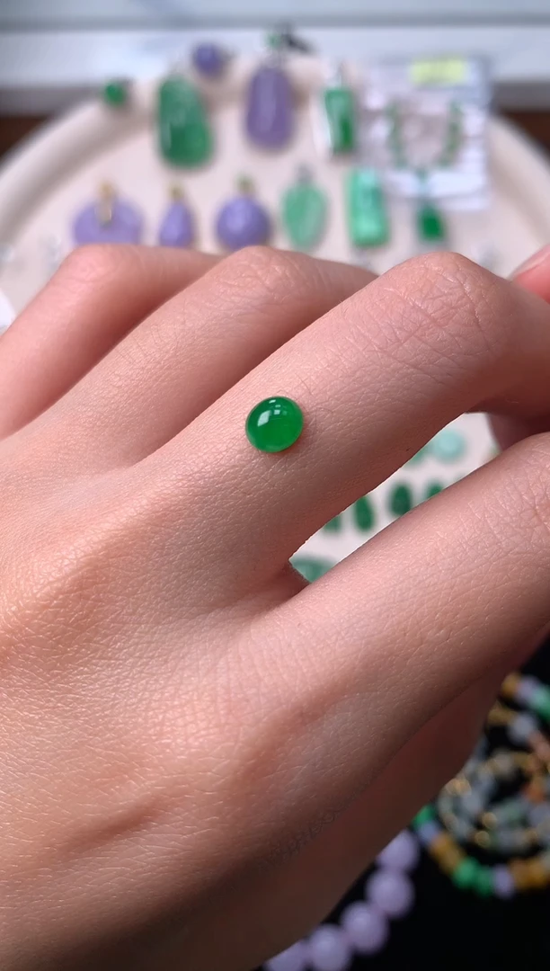 定制翡翠未镶嵌裸石（镶嵌定制）