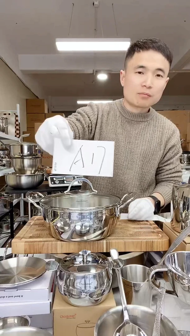 【闪购商品】A17 微瑕卓德铭22cm泡面锅