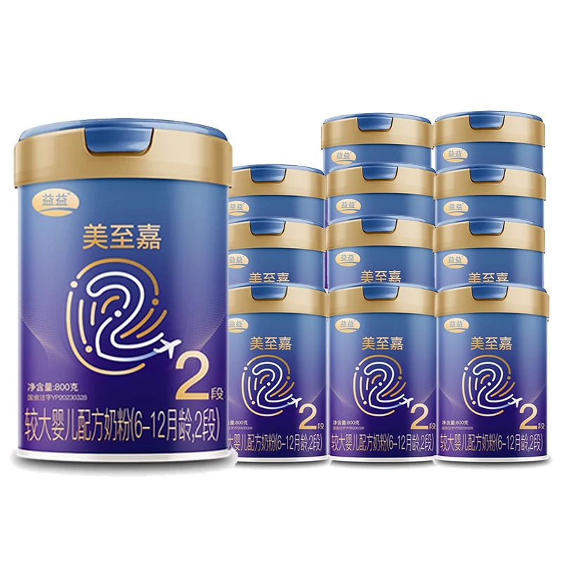 【12罐】美至嘉幼儿配方奶粉2段