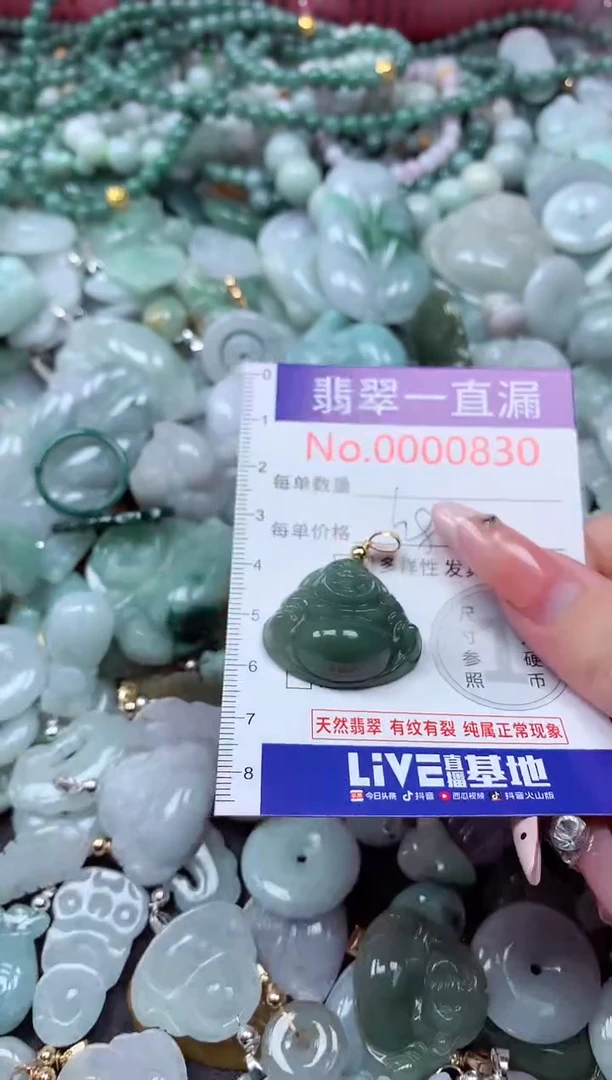 翡翠未镶嵌吊坠(不含链)830