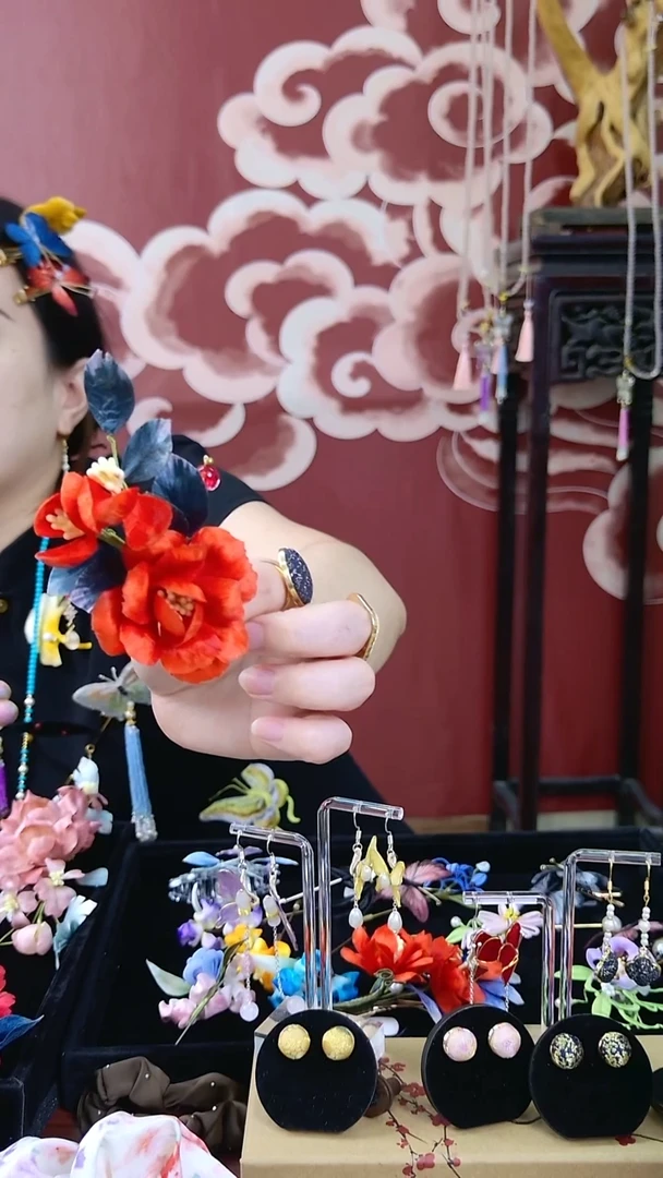 刺绣非遗绒花002