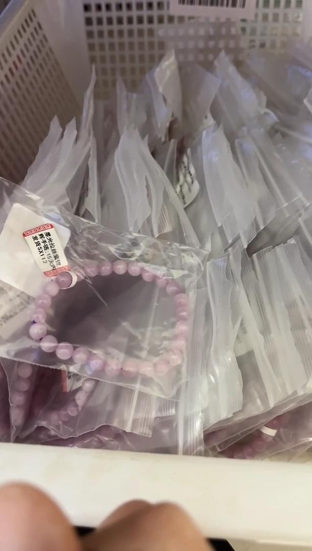 未镶嵌手链水晶18-20紫锂辉手串多样性发其一