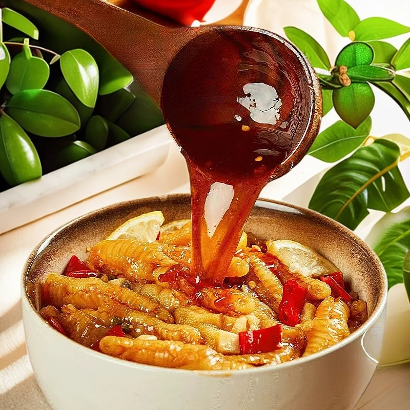 【蒜香无骨鸡爪】零食脱骨凤爪1000g两斤解馋跨年追剧年夜饭必备